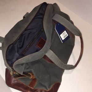 NWT Links And Kings canvas Duffel Bag